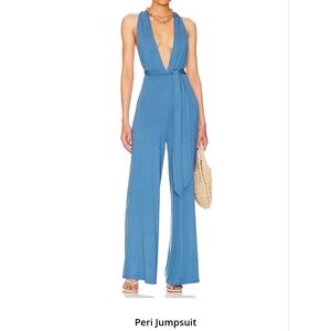 NWT Tularosa Jumpsuit In Blue from REVOLVE - Convertible style